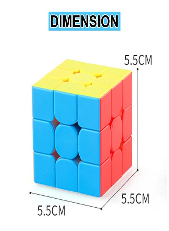Aze Enterprises 3x3 Speed Cube Puzzle Toy, Smooth Fast Rotation Brain Game for IQ Development, Focus & Concentration, Fun Learning Educational Cube for Kids & Adults (Pack of 1) - Image 3